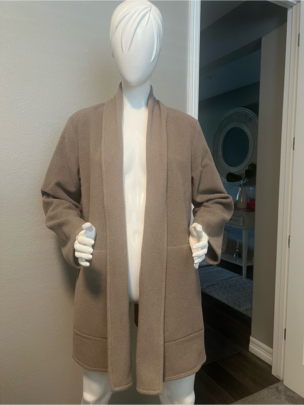 EILEEN FISHER 100% wool Coal size M